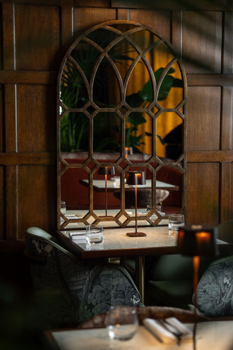 Decor in the BLOK restaurant